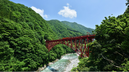 黒部峡谷トロッコ電車