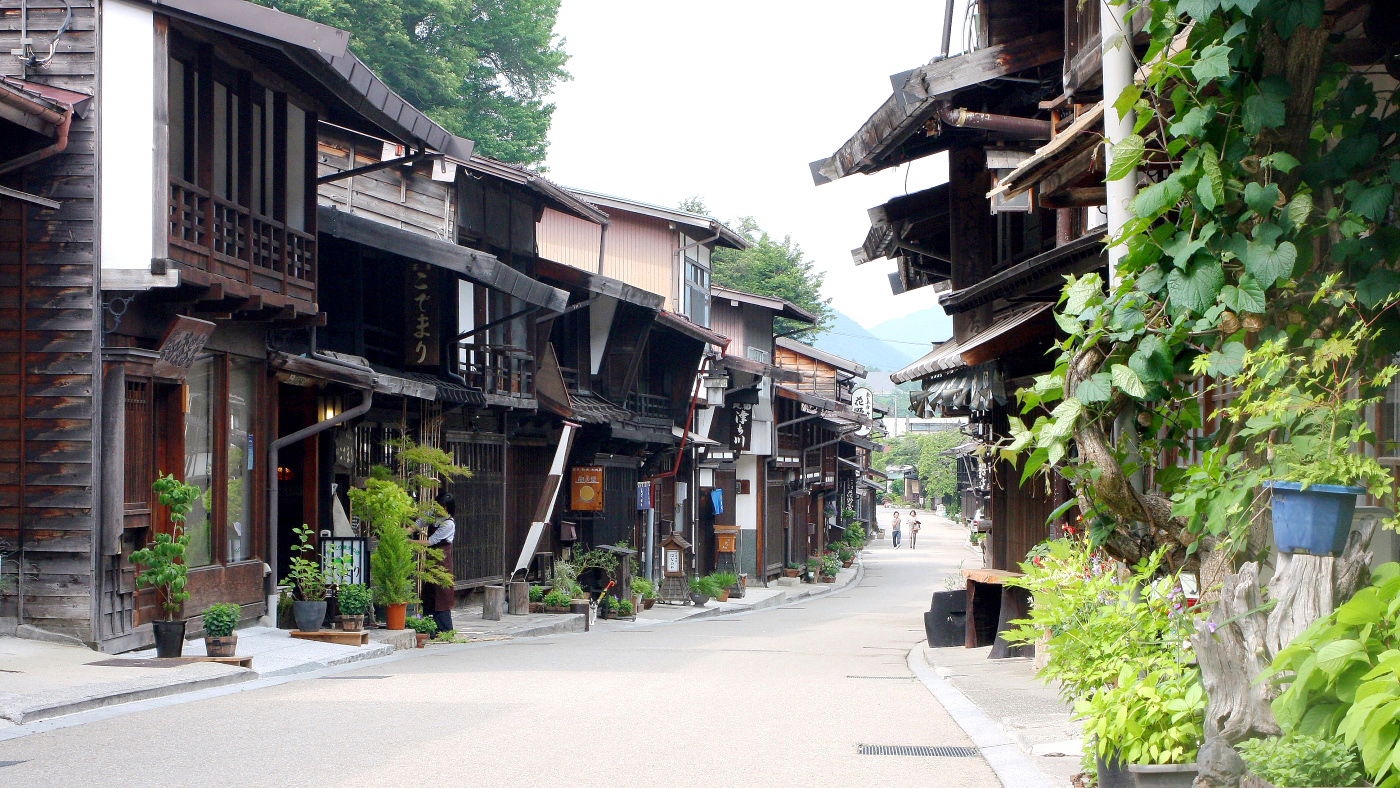 【奈良井・薮原】奈良井宿の町並み