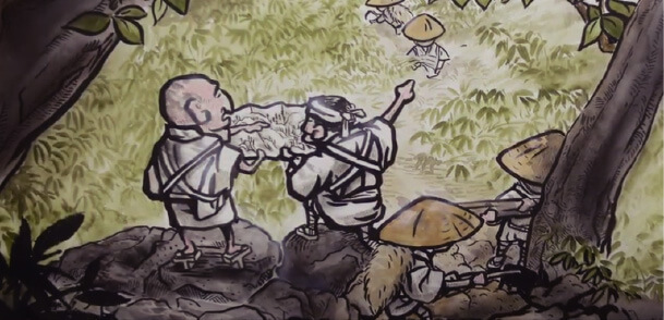 覚明(かくめい)行者、黒沢口登山道を開道