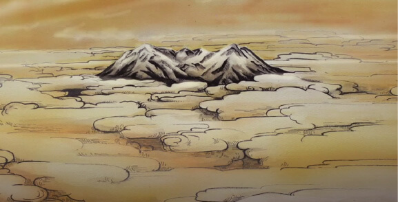 今日も木曽の人々を見守る御嶽山